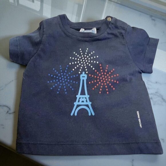 NWT Jacadi Graphic Tee navy - Picture 1 of 3